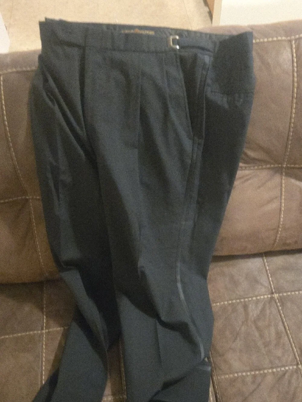 Tommy Hilfiger Gray Suit Jacket with Teal Accent Trim